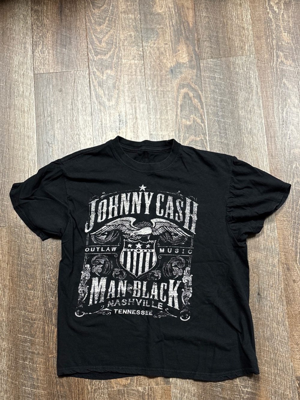 Johnny Cash Women’s Black T-shirt Size Medium